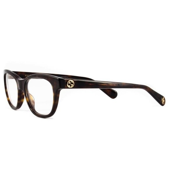 Gucci Eyeglasses Frame Color Havana GG 0372O 002 - Picture 1 of 5